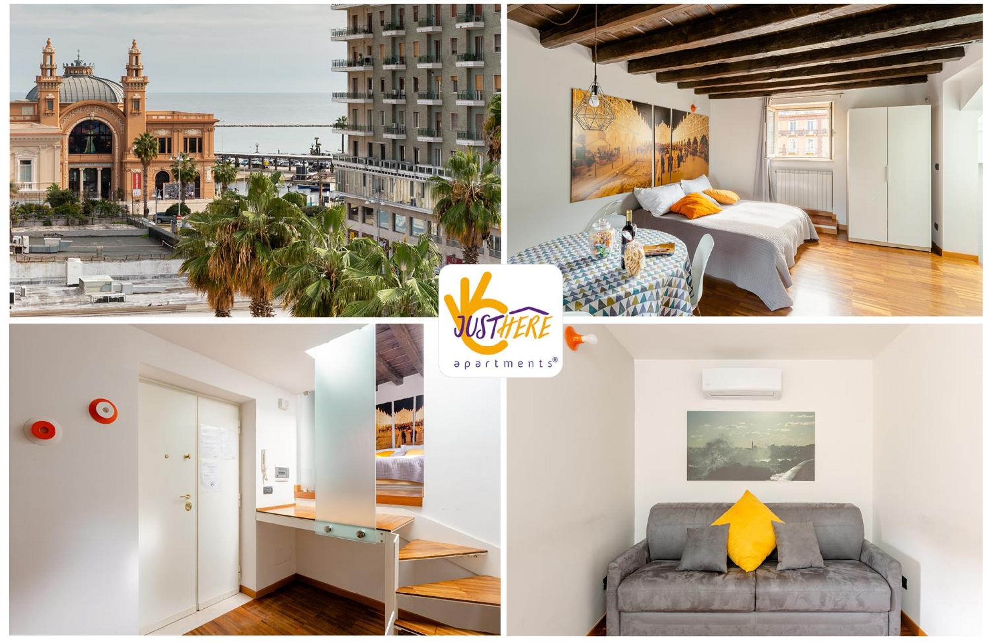 Just Here Apartments - La Mansarda Bari Kültér fotó